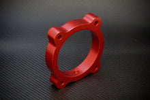 Load image into Gallery viewer, Torque Solution Throttle Body Spacer - Red: Hyundai Genesis V6 13+