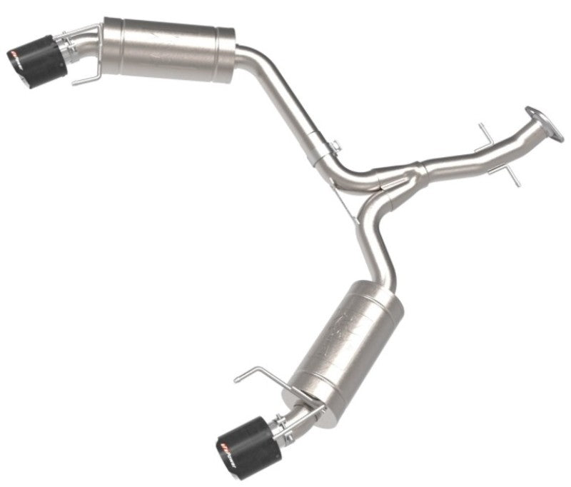 aFe POWER Takeda 06-13 Lexus IS250/IS350 SS Axle-Back Exhaust w/ Carbon Tips