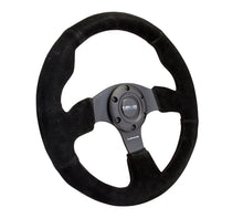 Load image into Gallery viewer, NRG Reinforced Steering Wheel (320mm) Suede w/Black Stitch