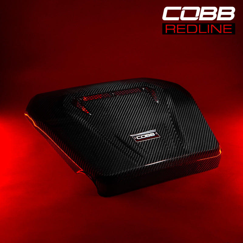 Cobb Redline Carbon Fiber Engine Cover - Audi A3 & S3 2015-2020 (8V) / VW GTI & Golf R2015-2023 (+Multiple VW Fitments)