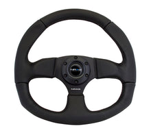 Load image into Gallery viewer, NRG Reinforced Steering Wheel (320mm Horizontal / 330mm Vertical) Leather w/Black Stitching