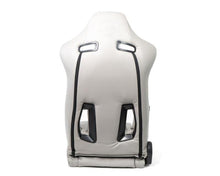 Load image into Gallery viewer, NRG Reclinable Sport Seats (Pair) The Arrow Grey Vinyl w/ Pressed NRG logo w/ Grey Stitch
