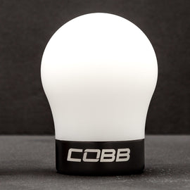 Cobb Shift Knob (White w/ Black) - Volkswagen GTI 2010-2021 / Golf R 2015-2019 / Jetta GLI 2019-2021