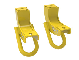 aFe POWER Front Tow Hooks Yellow - Toyota Tundra / Sequoia 2022+