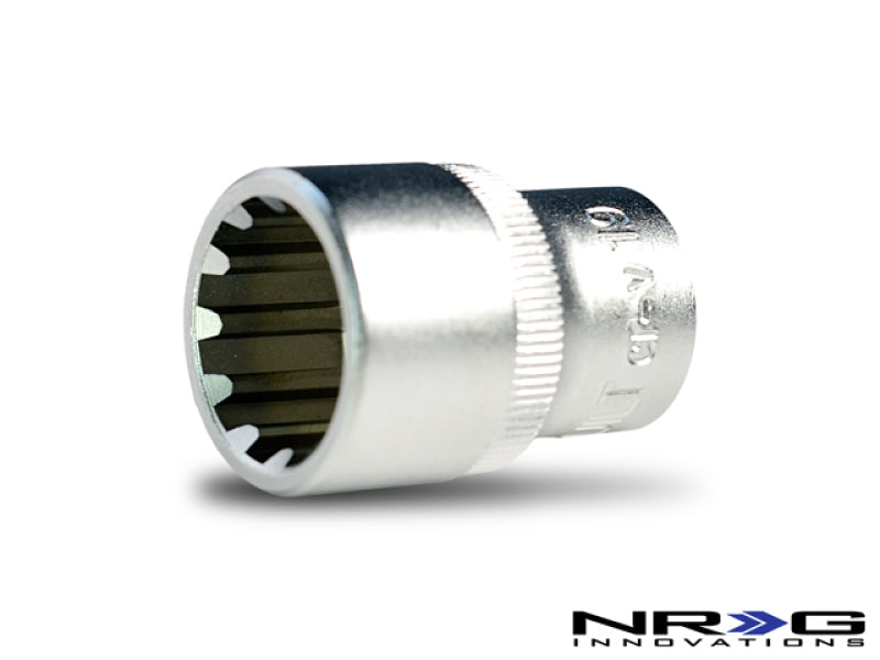 NRG Lug Nut Lock Key Socket Silver - For Use w/LN-474 Style Lug Nuts