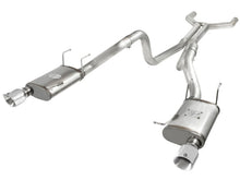 Load image into Gallery viewer, aFe MACHForce XP Cat-Back Exhaust 3in SS w/ Polished Tips 11-14 Ford Mustang GT V8 5.0L