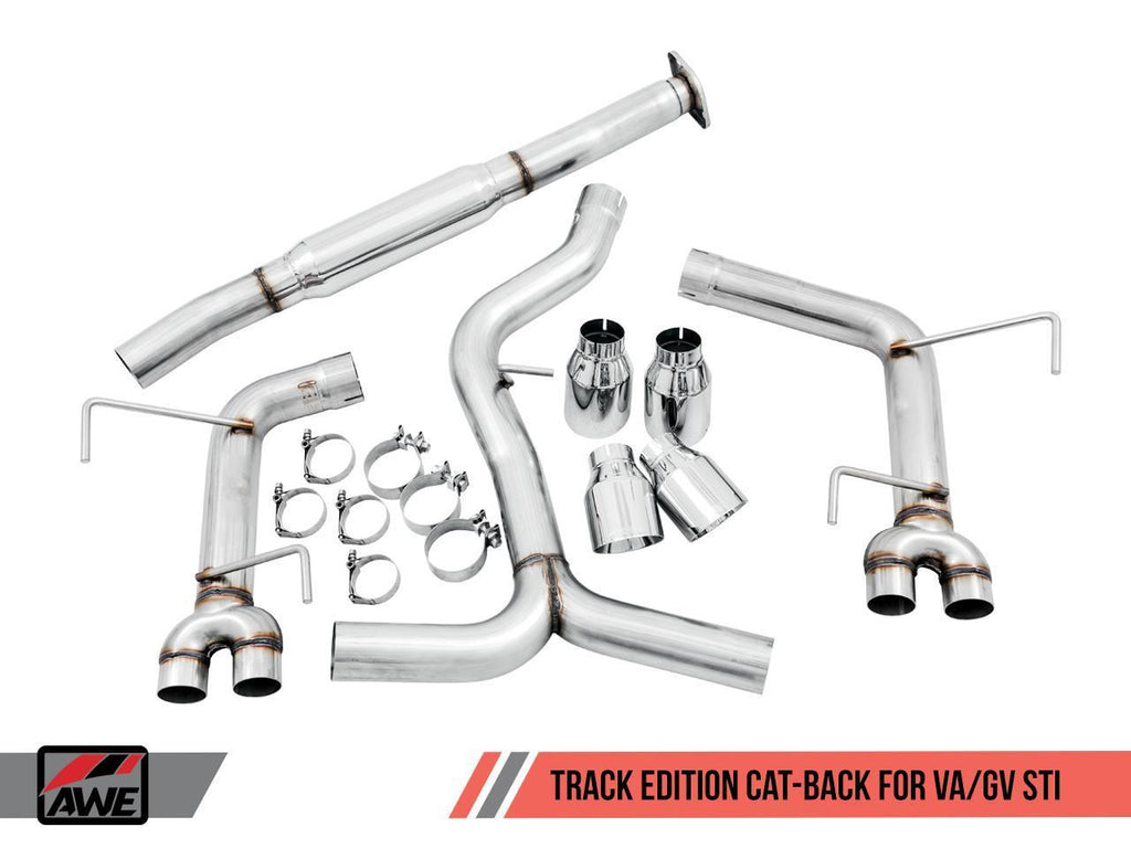AWE Track Series Catback Exhaust - Subaru WRX / STi (Sedan) 2011-2021