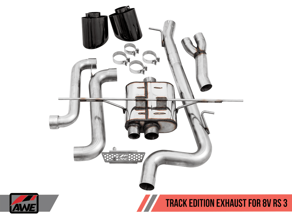 AWE Track Edition Catback Exhaust - Audi RS3 8V 2017-2021