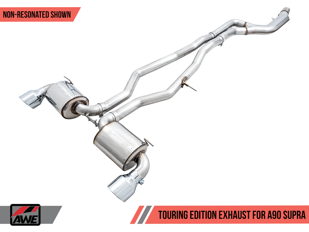 AWE Resonated Touring Edition Exhaust - Toyota Supra 2020+