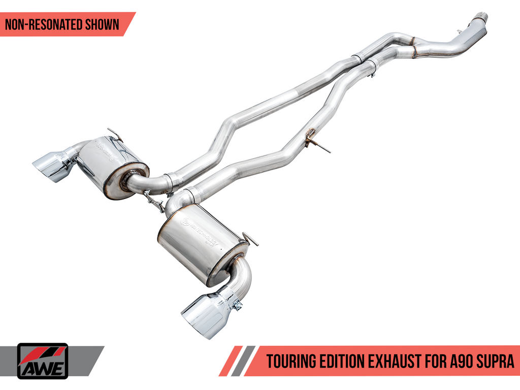 AWE Non-Resonated Edition Exhaust - Toyota Supra 2020+