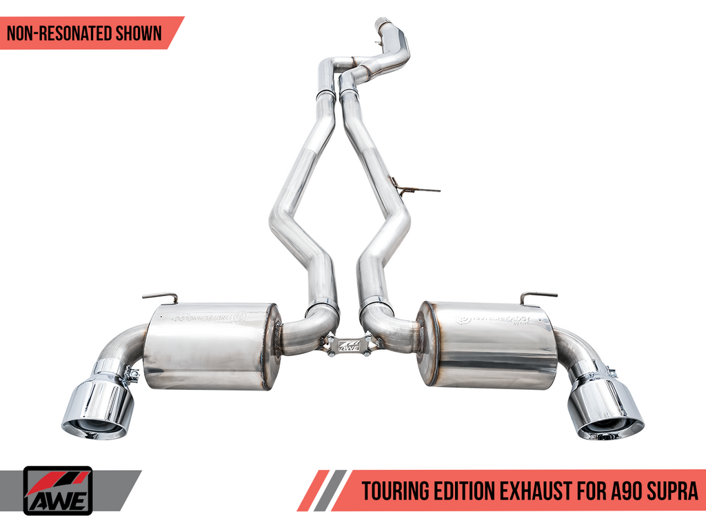 AWE Resonated Touring Edition Exhaust - Toyota Supra 2020+