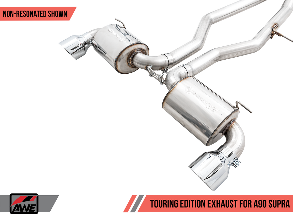AWE Resonated Touring Edition Exhaust - Toyota Supra 2020+