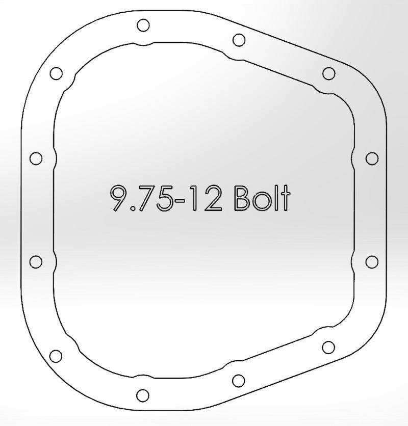 aFe Power Rear Differential Cover (Machined) 12 Bolt 9.75in 11-13 Ford F-150 EcoBoost V6 3.5L (TT)