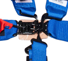 Load image into Gallery viewer, NRG SFI 16.1 5PT 3in. Seat Belt Harness / Latch Link - Blue