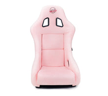 Load image into Gallery viewer, NRG FRP Bucket Seat Prisma Edition w/ Pearlized Back and Pink Alcantara (Medium)