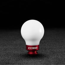 Load image into Gallery viewer, Cobb Subaru 5-Speed Knob (White w/ Race Red) - Subaru WRX 2002-2014 (+Multiple Fitments)