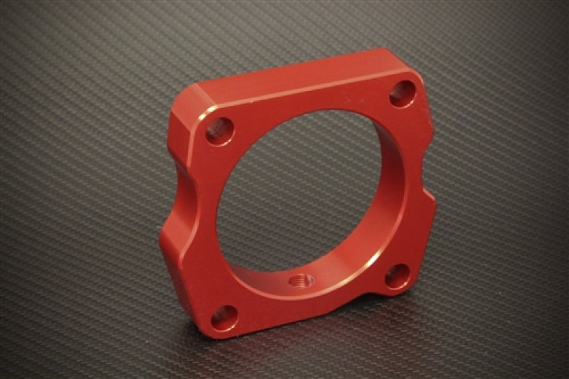Torque Solution Throttle Body Spacer (Red): Acura TL 2004-2007