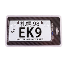Load image into Gallery viewer, NRG Mini JDM Style Aluminum License Plate (Suction-Cup Fit/Universal) - EK9