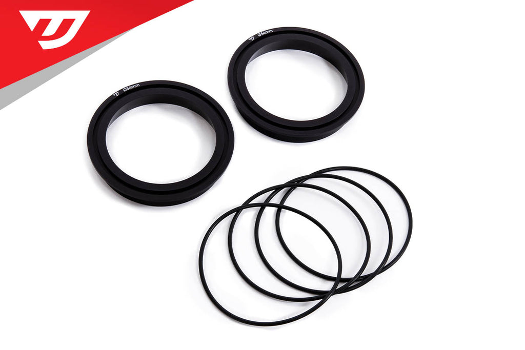 Unitronic 54mm Adapter Ring Set for C8 4.0TT Turbo Inlets