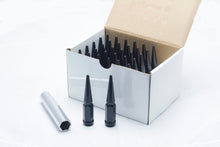 Load image into Gallery viewer, Wheel Mate Spiked Lug Nuts Set of 32 - Black 14x2.0