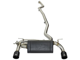 aFe MACHForce XP 304SS Catback Exhaust w/ Black Tips - BMW 340i / 440i (F3x) 2016-2020