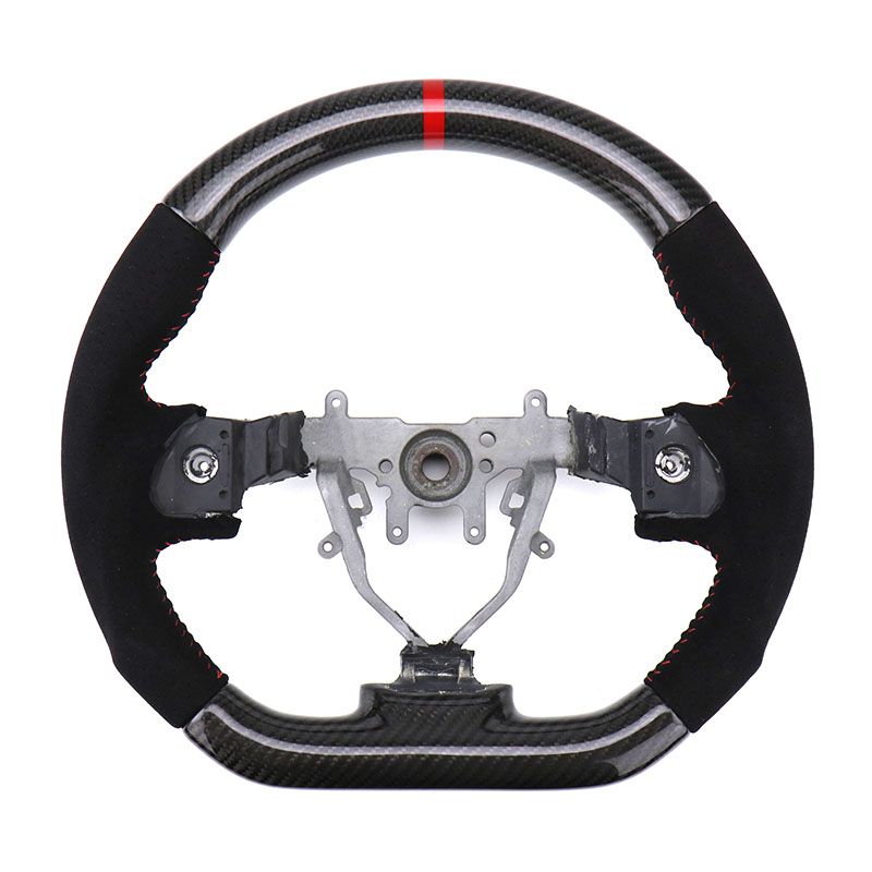 FactionFab Steering Wheel Carbon and Suede 2008-2014 WRX / 2008-2014 STI