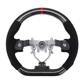FactionFab Steering Wheel Carbon and Suede - Subaru WRX / STi 2008-2014