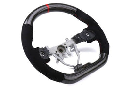 FactionFab Steering Wheel Carbon and Suede - Subaru WRX / STi 2008-2014
