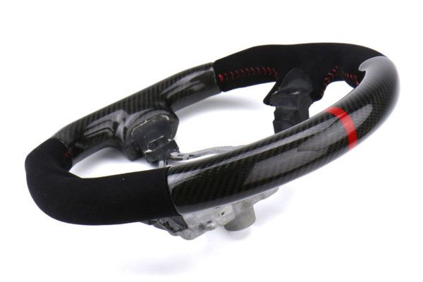 FactionFab Steering Wheel Carbon and Suede 2008-2014 WRX / 2008-2014 STI