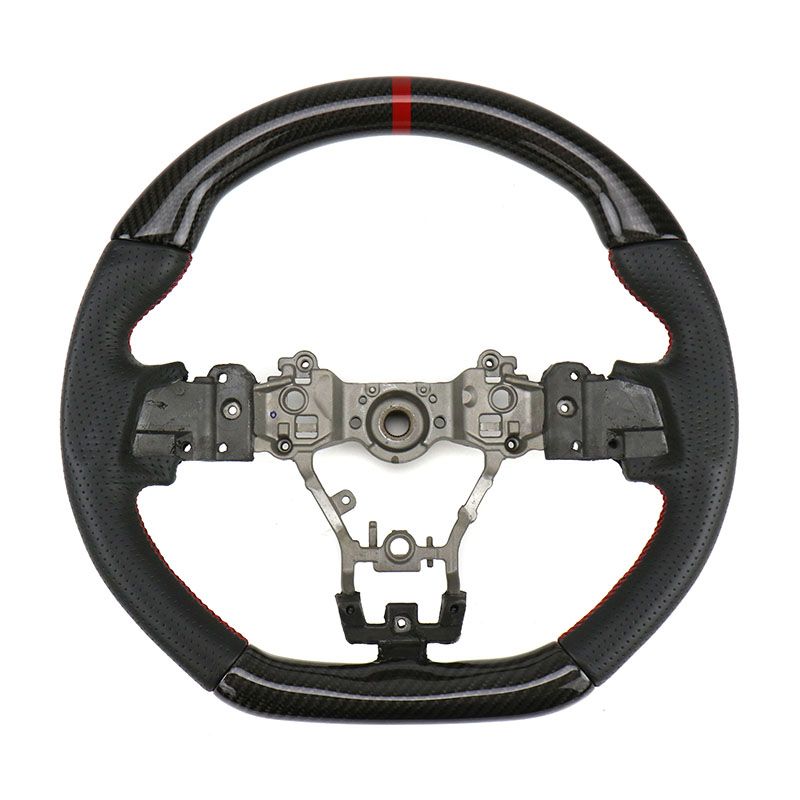 FactionFab Steering Wheel Carbon and Leather - Subaru WRX / STi 2015-2021