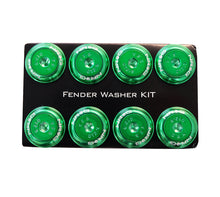 Load image into Gallery viewer, NRG Fender Washer Kit w/Color Matched M8 Bolt Rivets For Plastic (Green) - Set of 8