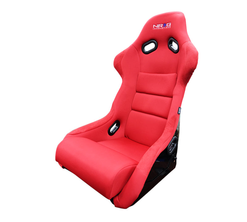 NRG FRP Bucket Seat (Red Cloth) - Large