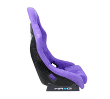 Load image into Gallery viewer, NRG FRP Bucket Seat PRISMA Edition w/ Pearlized Back Purple Alcantara - Medium