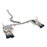 Remark 2015+ Subaru WRX/STi 4in Quad Cat-Back Exhaust Titanium Stainless Non-Resonated