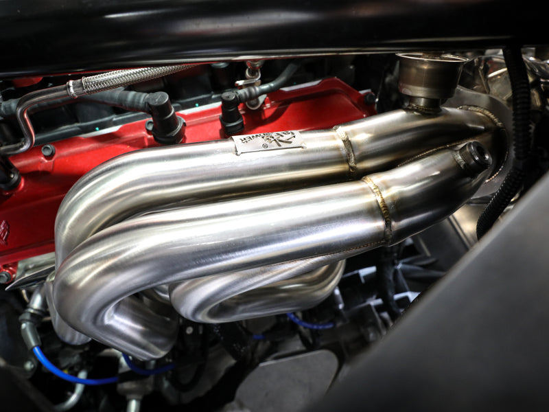 aFe Twisted 304SS Header 2020 Chevy Corvette (C8) 6.2L V8 - Brushed