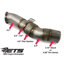 Load image into Gallery viewer, ETS 2020 Toyota Supra Downpipe