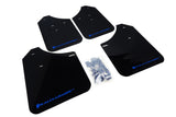 Rally Armor Black UR Mud Flap w/ Blue Logo - Subaru Impreza / WRX / STi 2002-2007