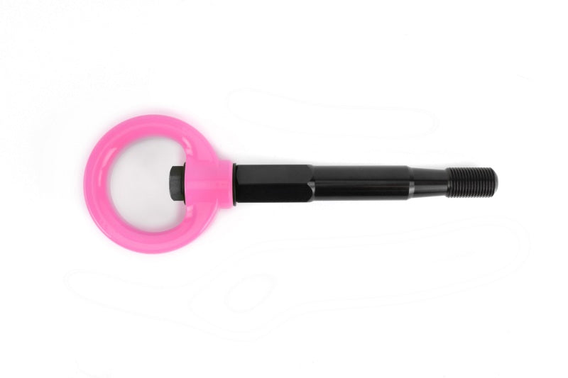 Perrin 15-17 Subaru WRX/STI Tow Hook Kit (Front) - Hyper Pink