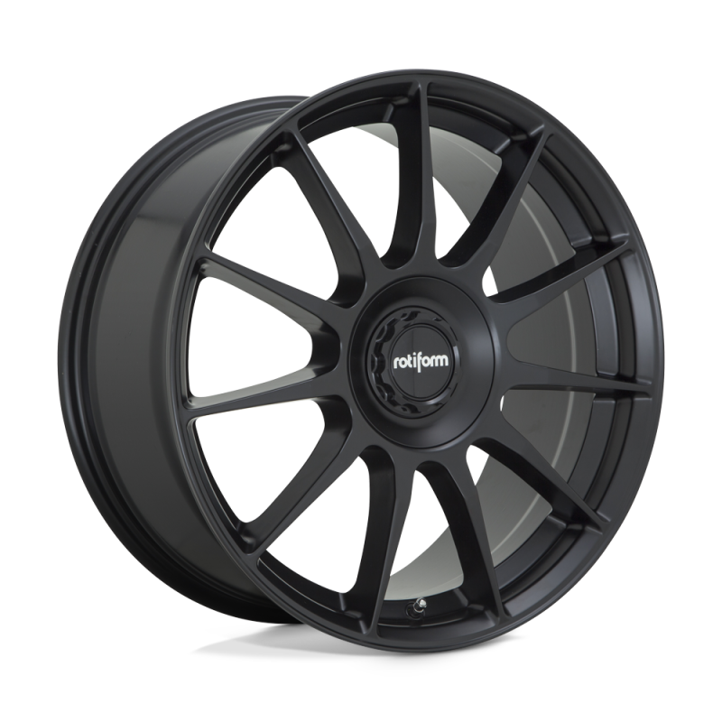 Rotiform R168 DTM Wheel 19x8.5 5x108/5x114.3 35 Offset - Satin Black