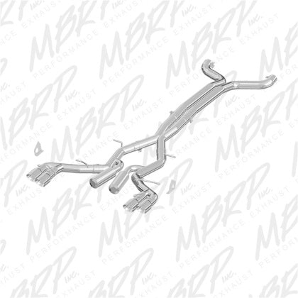 MBRP Exhaust Systems (Race Cat Back - XP Series Exhaust) - Chevy Camaro SS 2016-2021 / ZL1 2017-2021