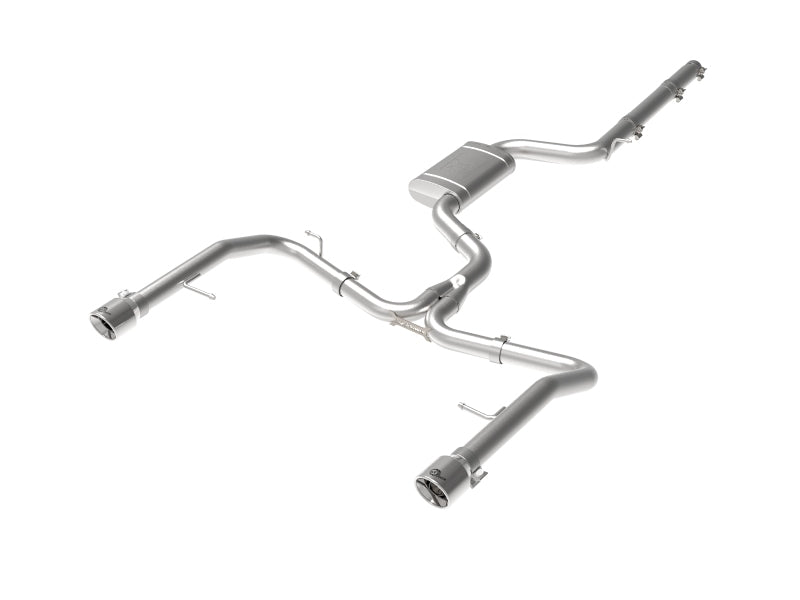 afe 19-21 VW Jetta GLI (MKVII) L4-2.0L (t) MACH Force-Xp 304 SS Cat-Back Exhaust System Polished Tip