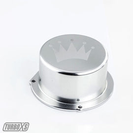 Turbo XS 15+ Subaru WRX Billet Aluminum Vacuum Pump Cover - Silver