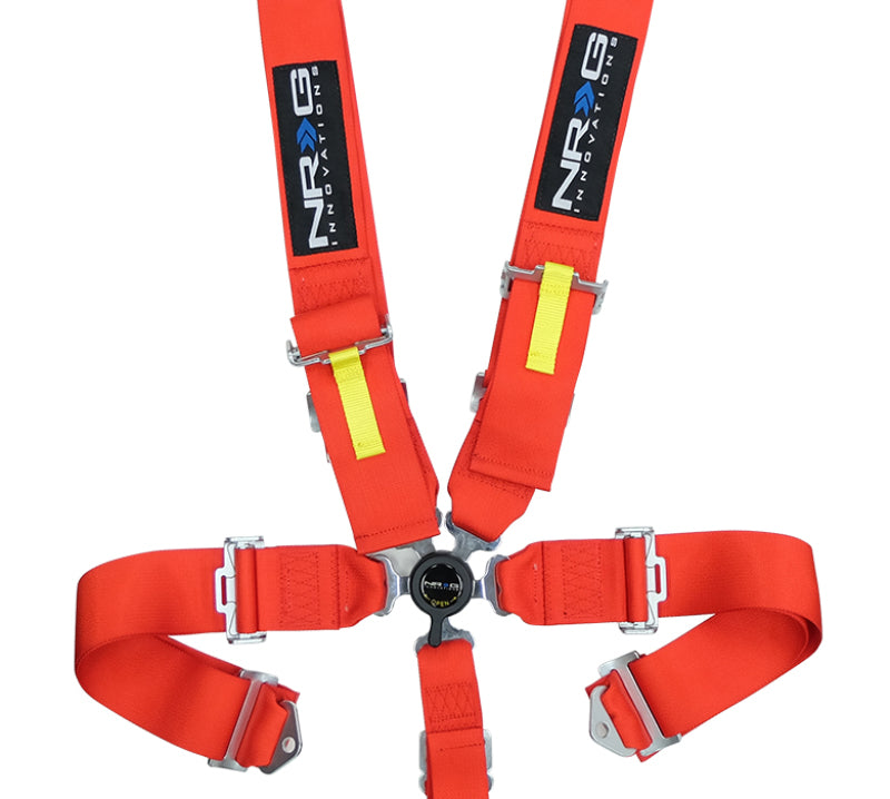 NRG SFI 16.1 5PT 3in. Seat Belt Harness / Cam Lock - Red