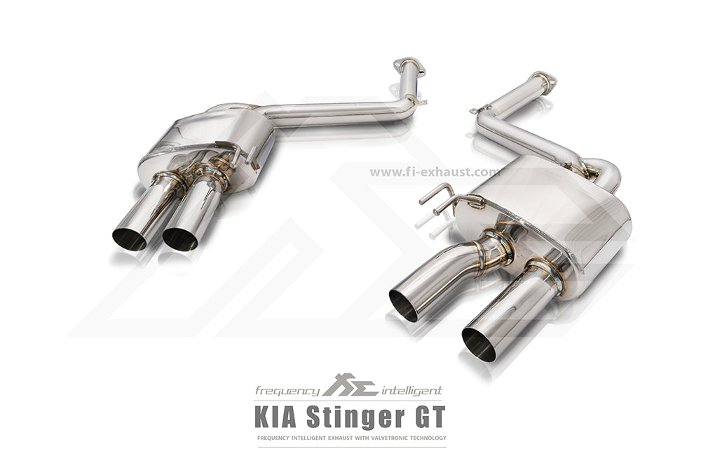 FI Exhaust Valvetronic Cat-Back System - Kia Stinger GT 2018+