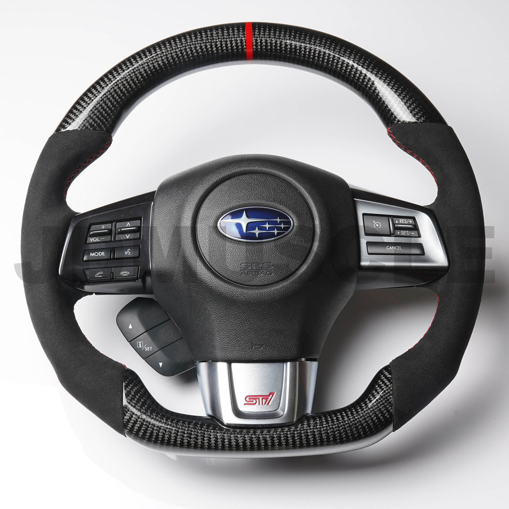 JDMuscle Custom Carbon Fiber Steering Wheel - Subaru WRX / STI 2015-2021