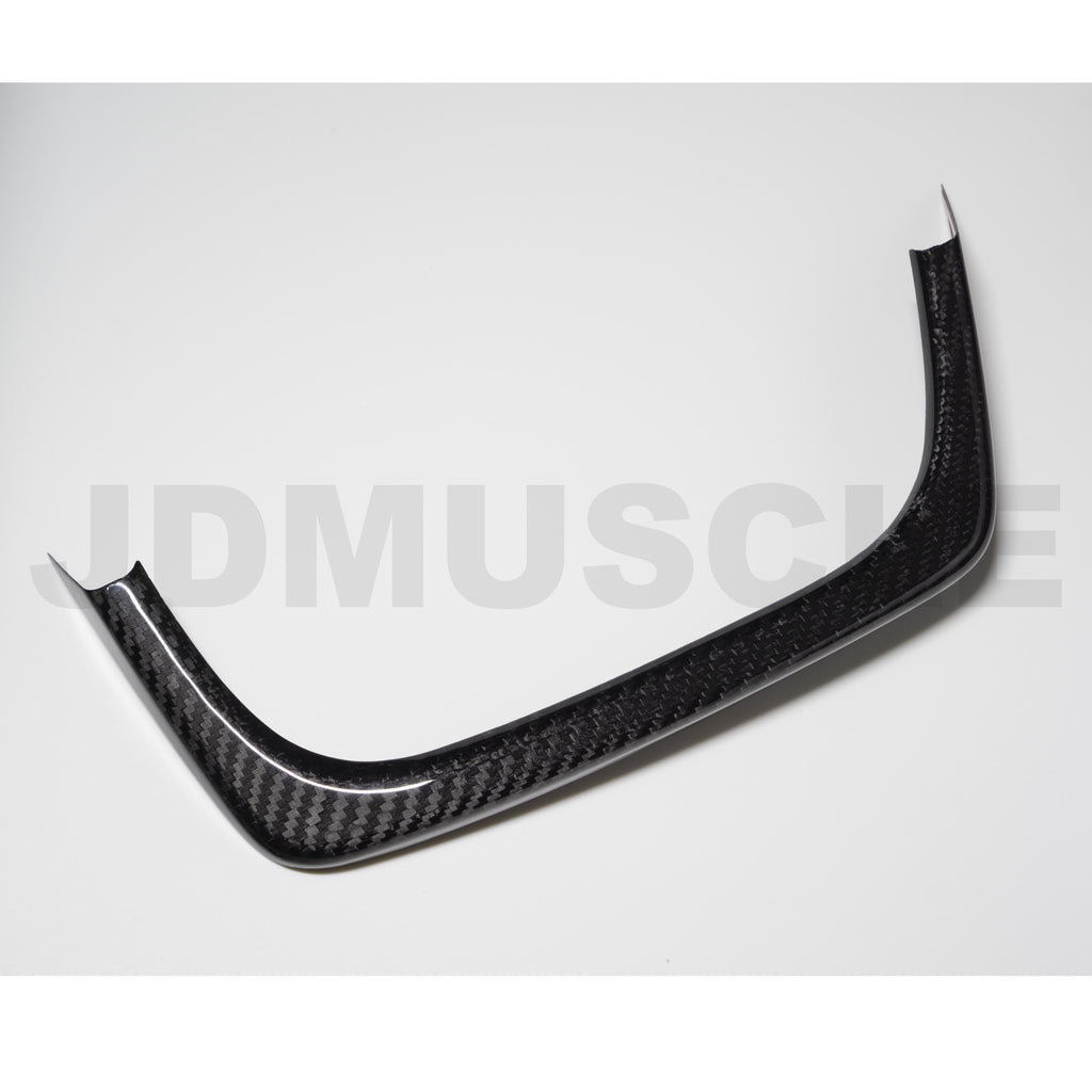 JDMuscle Tanso Carbon Fiber Exhaust Trim Covers - Subaru WRX / STI 2015-2021