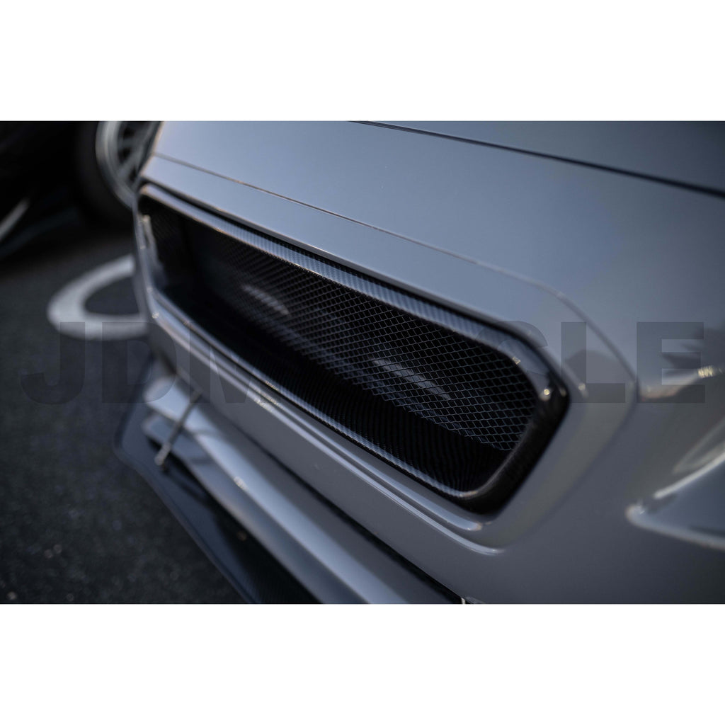 JDMuscle Tanso Carbon Fiber Grille V2.5 - Subaru WRX / STi 2015-2017