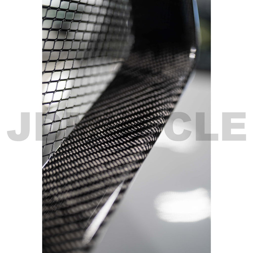 JDMuscle Tanso Carbon Fiber Grille V2.5 - Subaru WRX / STi 2015-2017