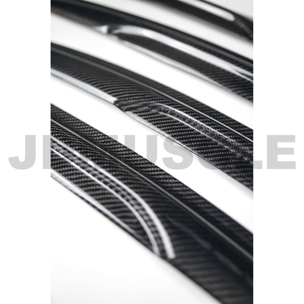 JDMuscle Tanso Carbon Fiber Rain Guard - Subaru WRX / STI 2015-2021