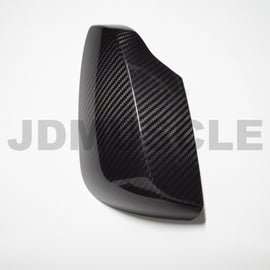 JDMuscle Tanso Carbon Fiber Side Mirror Covers (w/ Turn Signal) - Subaru WRX / STi 2015-2021